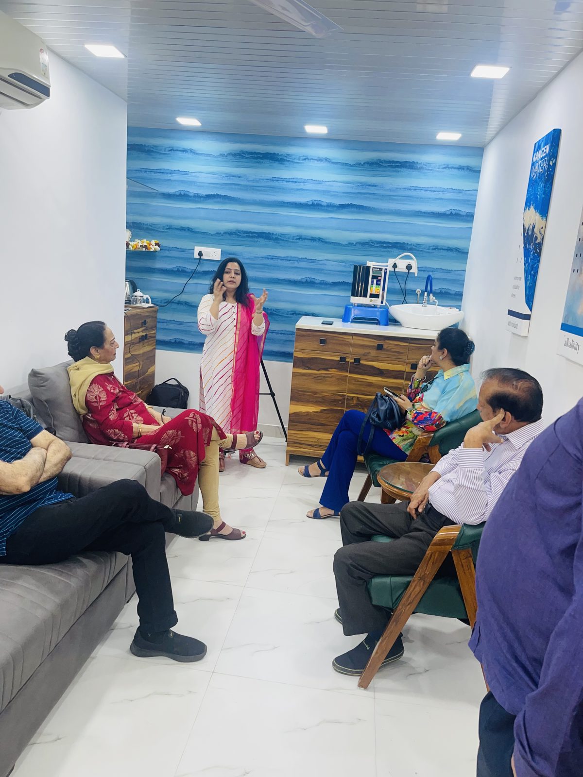 Kangen water awareness session at the centre
