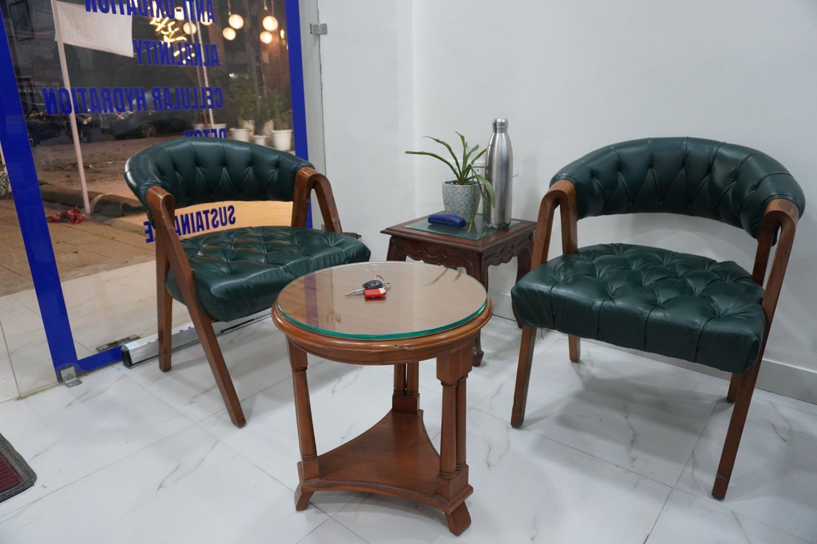 Seating lounge at the centre